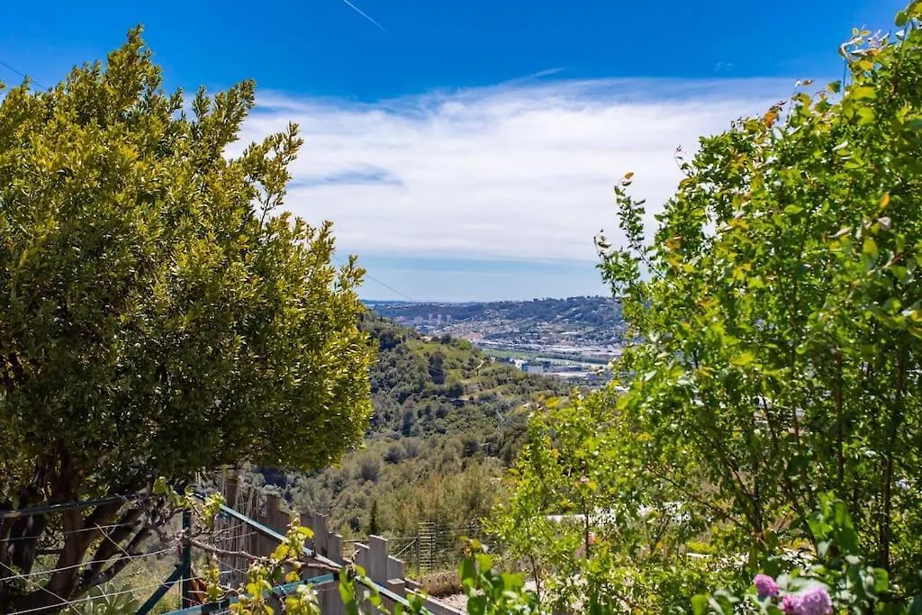 Appartamento Echapee Belle - Vinayard View - Jacuzzi Bbq - Parking Nizza 0*,  Francia
