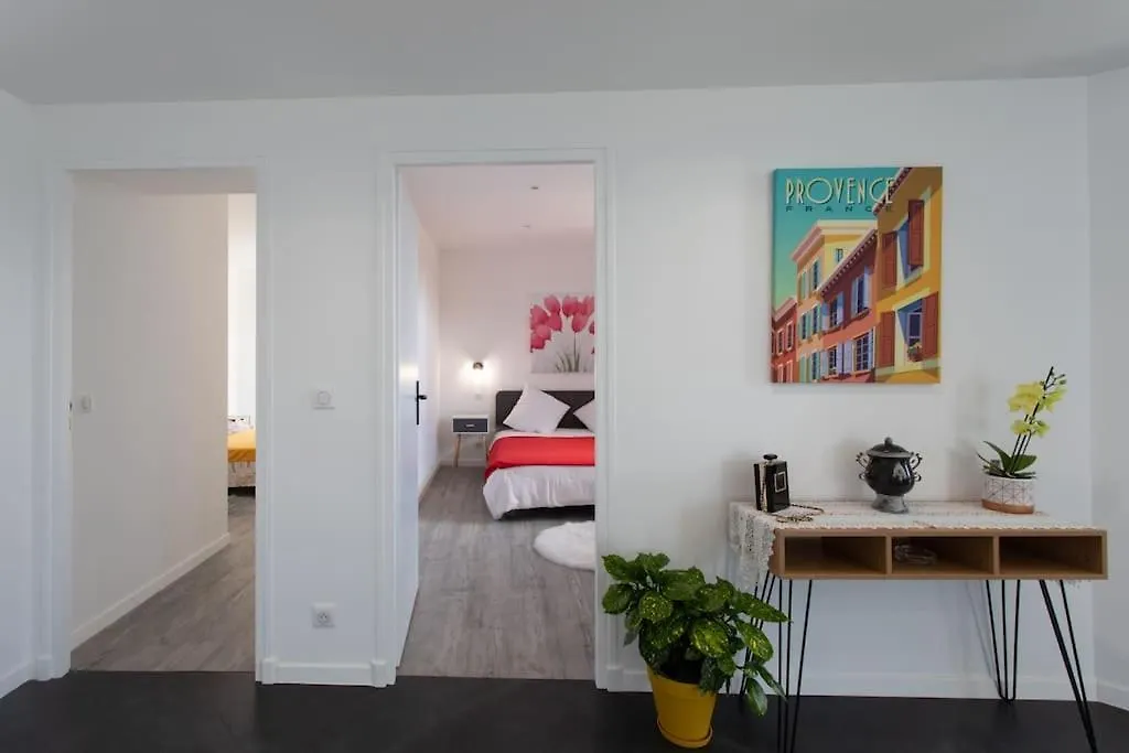 Appartamento Echapee Belle - Vinayard View - Jacuzzi Bbq - Parking Nizza 0*,  Francia